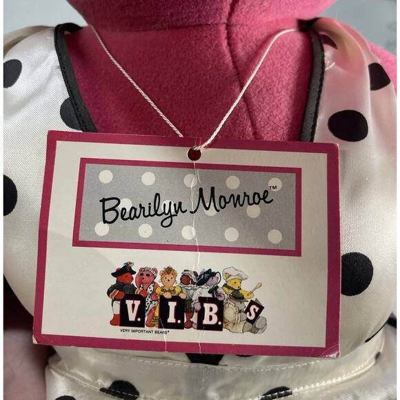 Bearilyn Monroe North American Bear Co. 22" Pink Plush Bear 1979 VIB Vintage - Picture 6 of 9